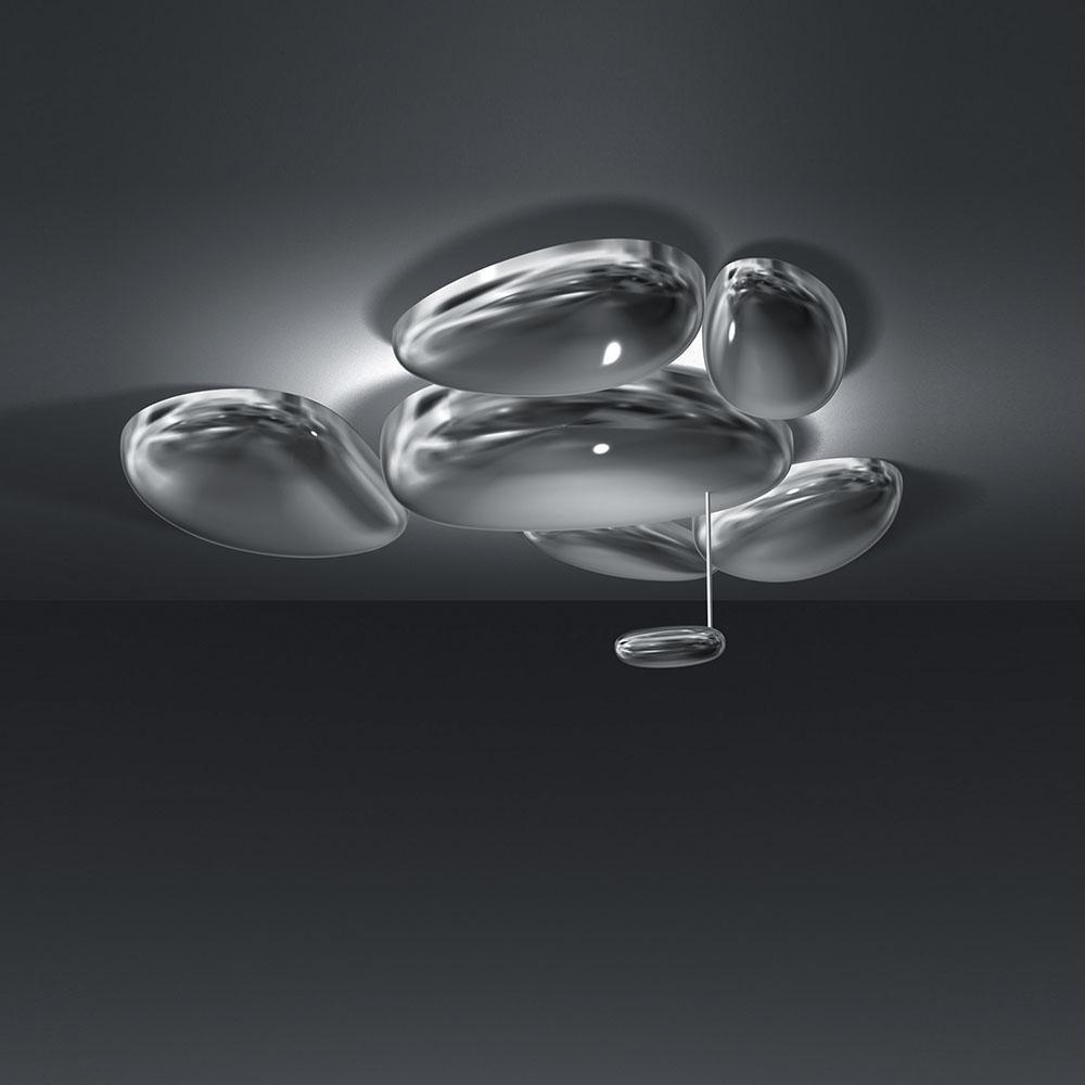 Lava Contemporary Skydro Ceiling Light Smoke Gray