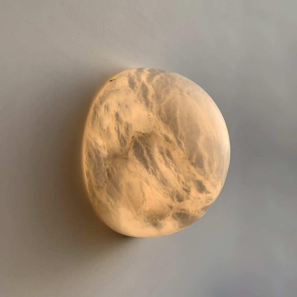 Canoria Wabi-Sabi Travertine Wall Lamp