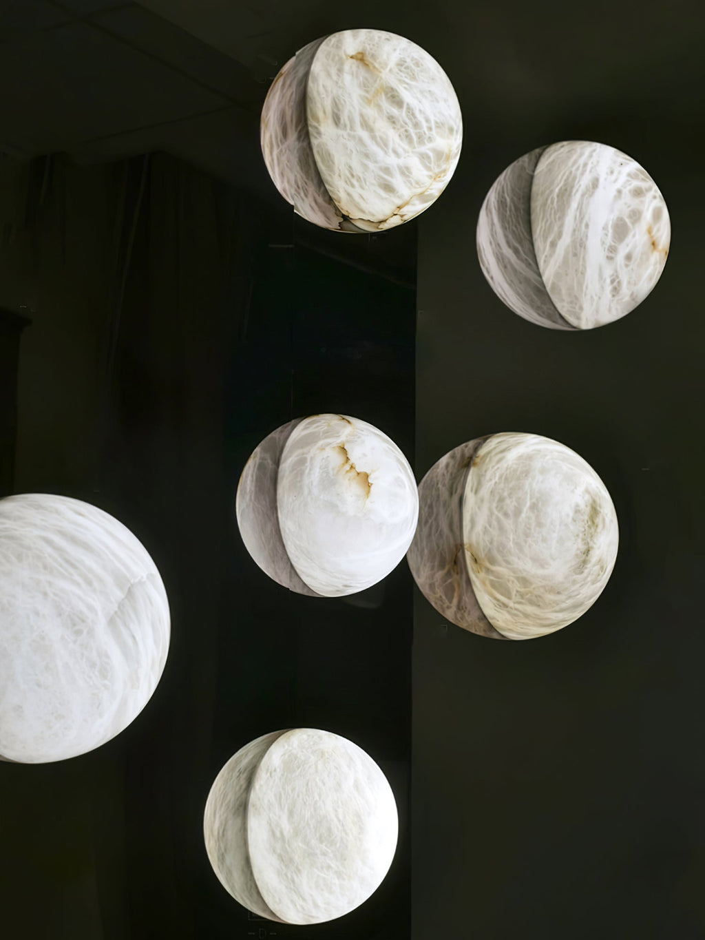 Canoria Wabi-Sabi Travertine Wall Lamp