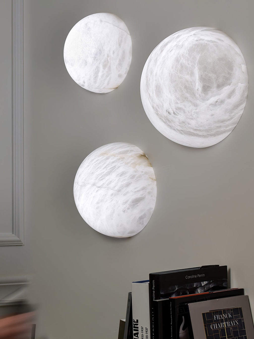 Canoria Wabi-Sabi Travertine Wall Lamp