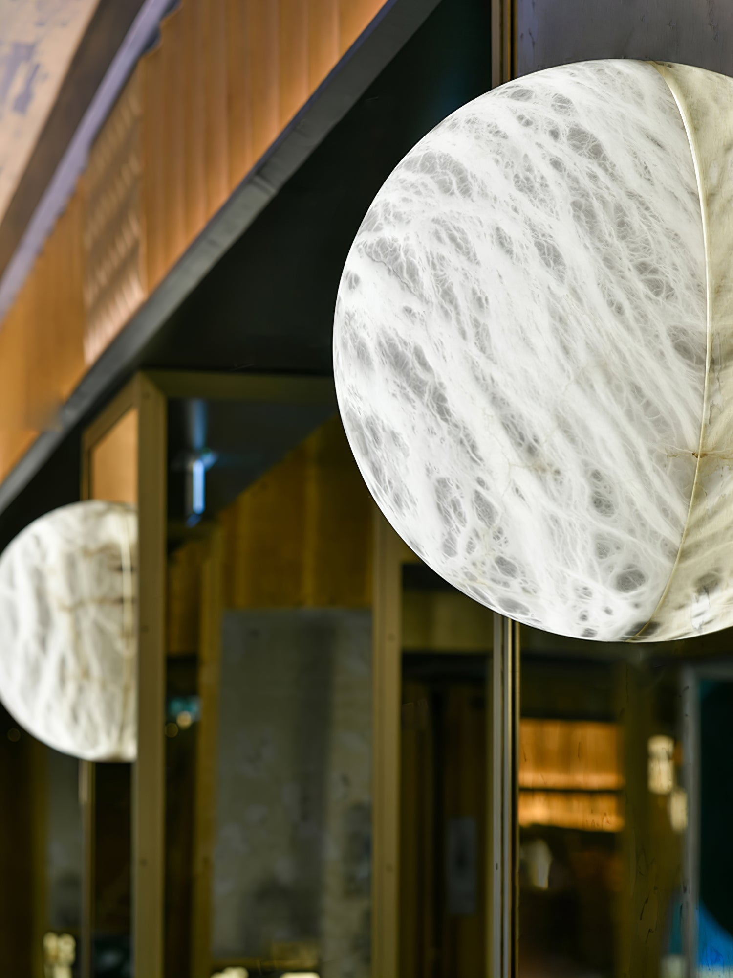 Canoria Wabi-Sabi Travertine Wall Lamp