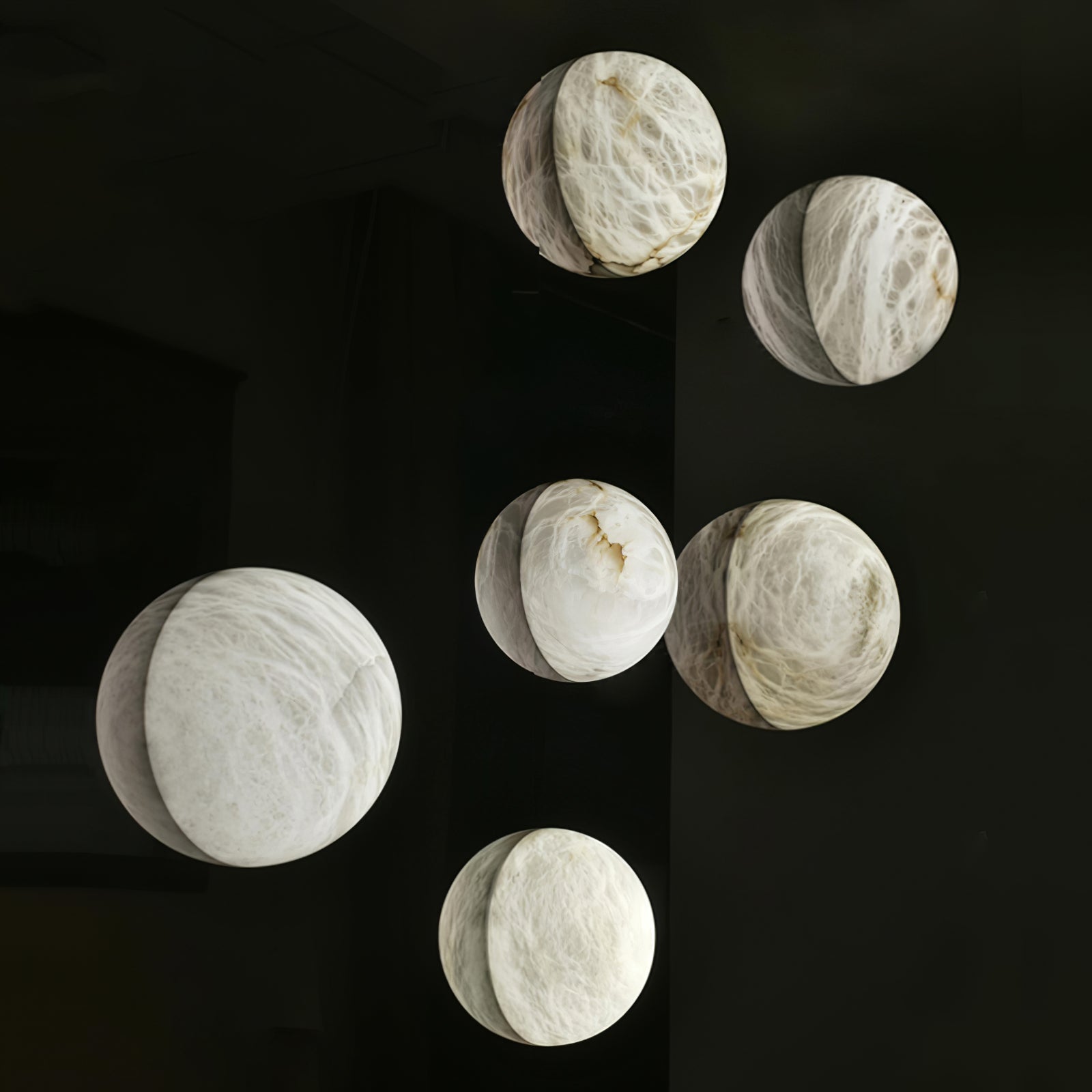 Canoria Wabi-Sabi Travertine Wall Lamp