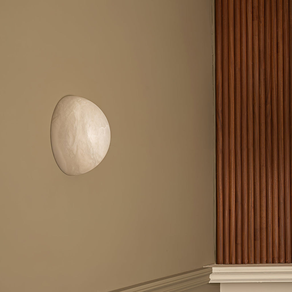 Canoria Wabi-Sabi Travertine Wall Lamp