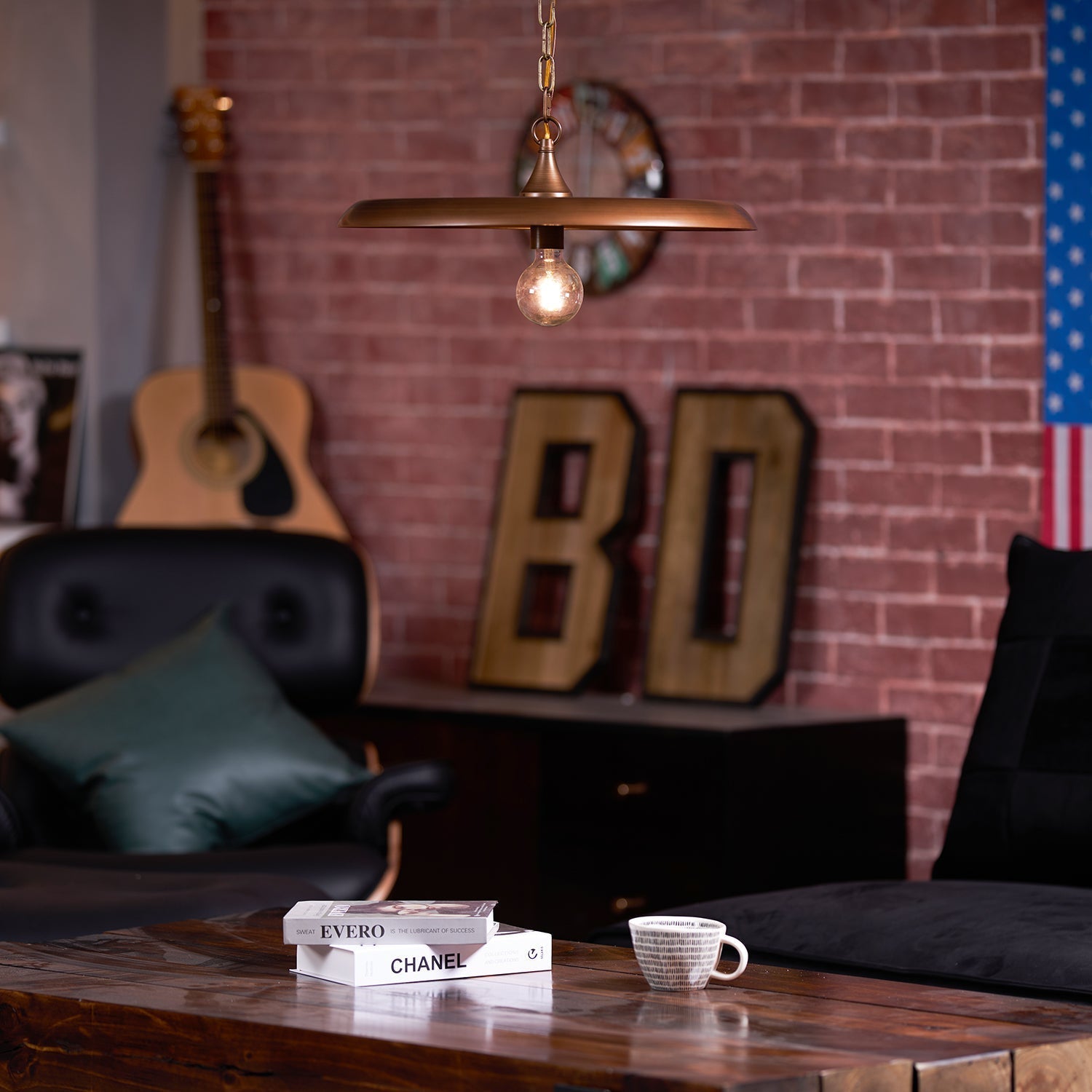 Vianel Vintage Metal Pendant Light