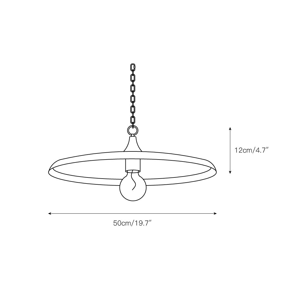 Vianel Vintage Metal Pendant Light