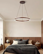 Ritta  Chandelier  Travertine Geometry Ring