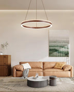 Ritta  Chandelier  Travertine Geometry Ring