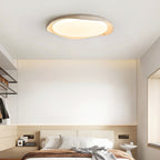 Adoros Ceiling Light Circular Edged in Travertine - Kingsley Beaumont