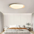 Adoros Ceiling Light Circular Edged in Travertine - Kingsley Beaumont