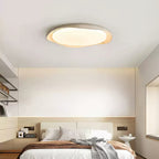 Adoros Ceiling Light Circular Edged in Travertine - Kingsley Beaumont