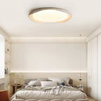 Adoros Ceiling Light Circular Edged in Travertine - Kingsley Beaumont