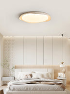 Adoros Ceiling Light Circular Edged in Travertine - Kingsley Beaumont