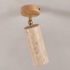 Mycaran Pendant Light Minimalist in Travertine - Kingsley Beaumont