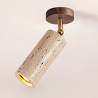 Mycaran Pendant Light Minimalist in Travertine - Kingsley Beaumont