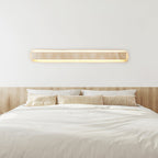 Olnorir Slim Rectangle Travertine Wall Light