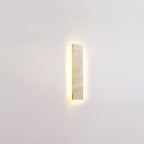 Olnorir Slim Rectangle Travertine Wall Light
