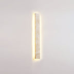 Olnorir Slim Rectangle Travertine Wall Light