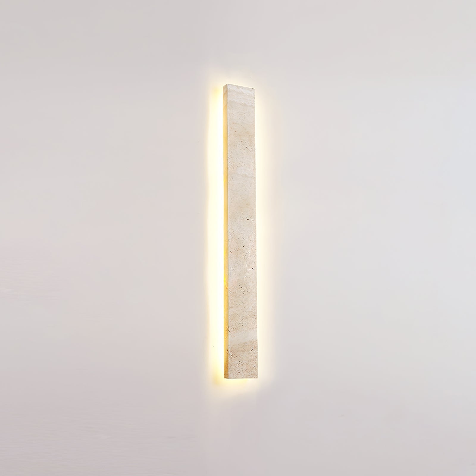 Olnorir Slim Rectangle Travertine Wall Light