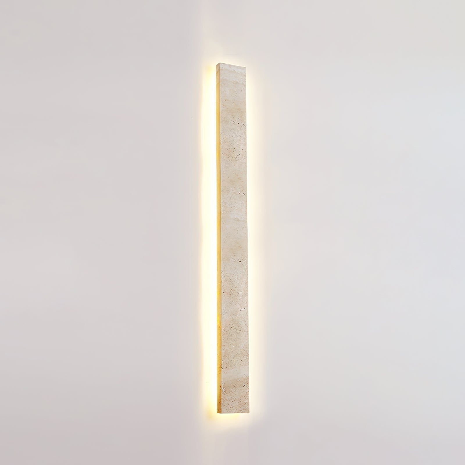 Olnorir Slim Rectangle Travertine Wall Light