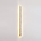 Olnorir Slim Rectangle Travertine Wall Light