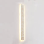 Olnorir Slim Rectangle Travertine Wall Light