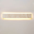 Olnorir Slim Rectangle Travertine Wall Light