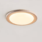Olphaan Ringed Travertine Ceiling Light