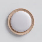 Olphaan Ringed Travertine Ceiling Light