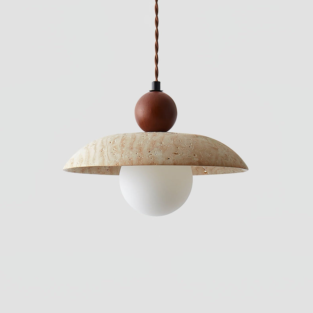 Soleil Travertine Pendant Light