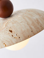 Soleil Travertine Pendant Light