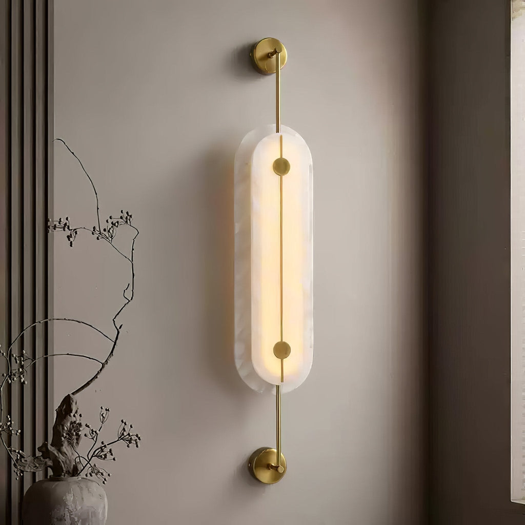 Cudorel Oval Alabaster Wall Light