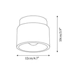 Ritta Stone  Travertine Ceiling Light