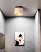 Ritta Stone  Travertine Ceiling Light