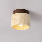 Ritta Stone  Travertine Ceiling Light