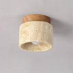 Ritta Stone  Travertine Ceiling Light