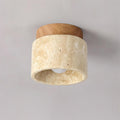 Ritta Stone  Travertine Ceiling Light