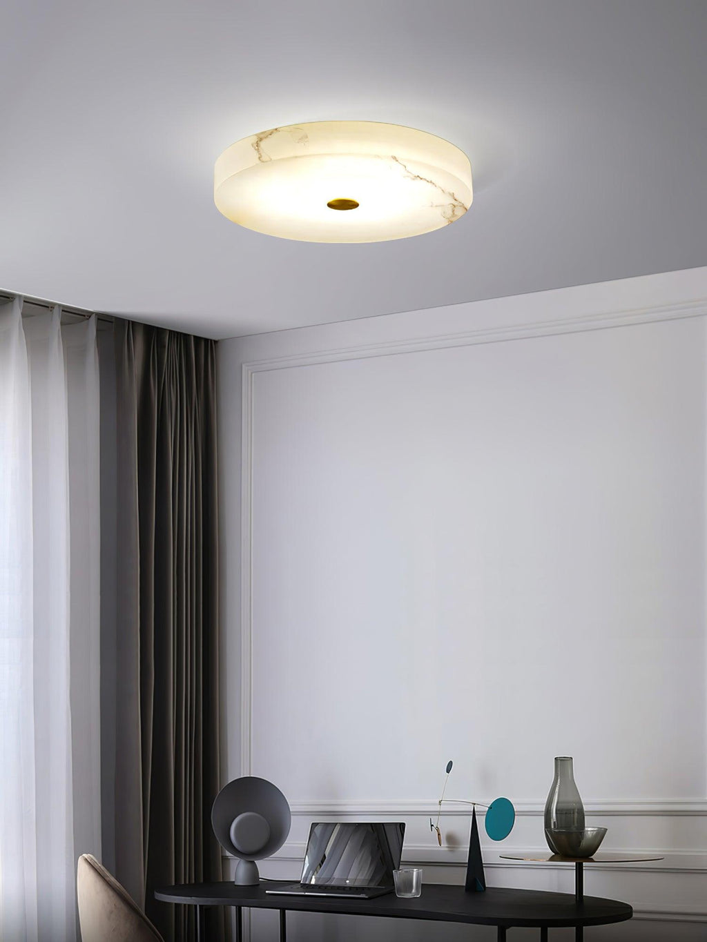 Olaean Alabaster Ceiling Light