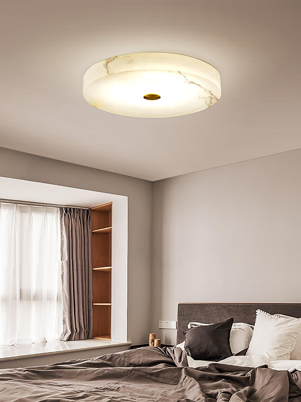 Olaean Alabaster Ceiling Light