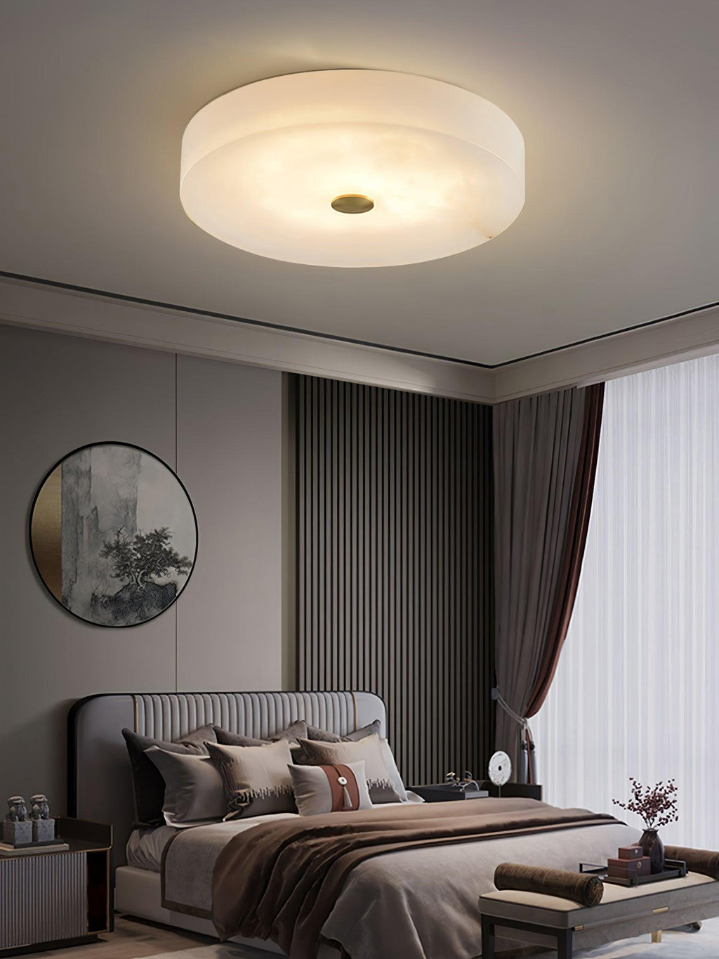 Olaean Alabaster Ceiling Light