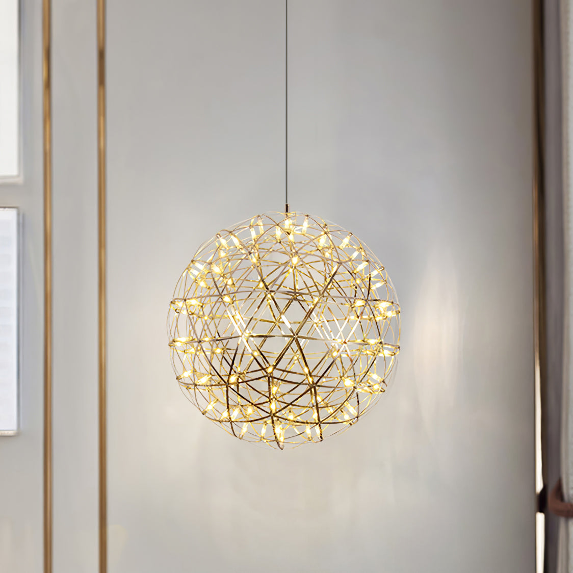 Lustra Pendant Lamp Spark Ball for Living Room