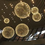 Lustra Pendant Lamp Spark Ball for Living Room