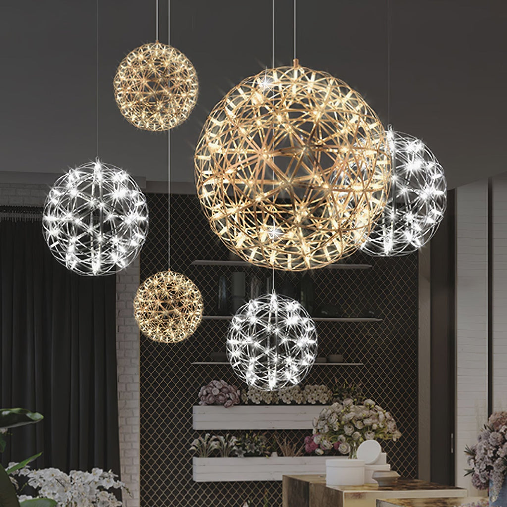 Lustra Pendant Lamp Spark Ball for Living Room
