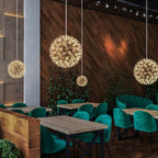 Lustra Pendant Lamp Spark Ball for Living Room
