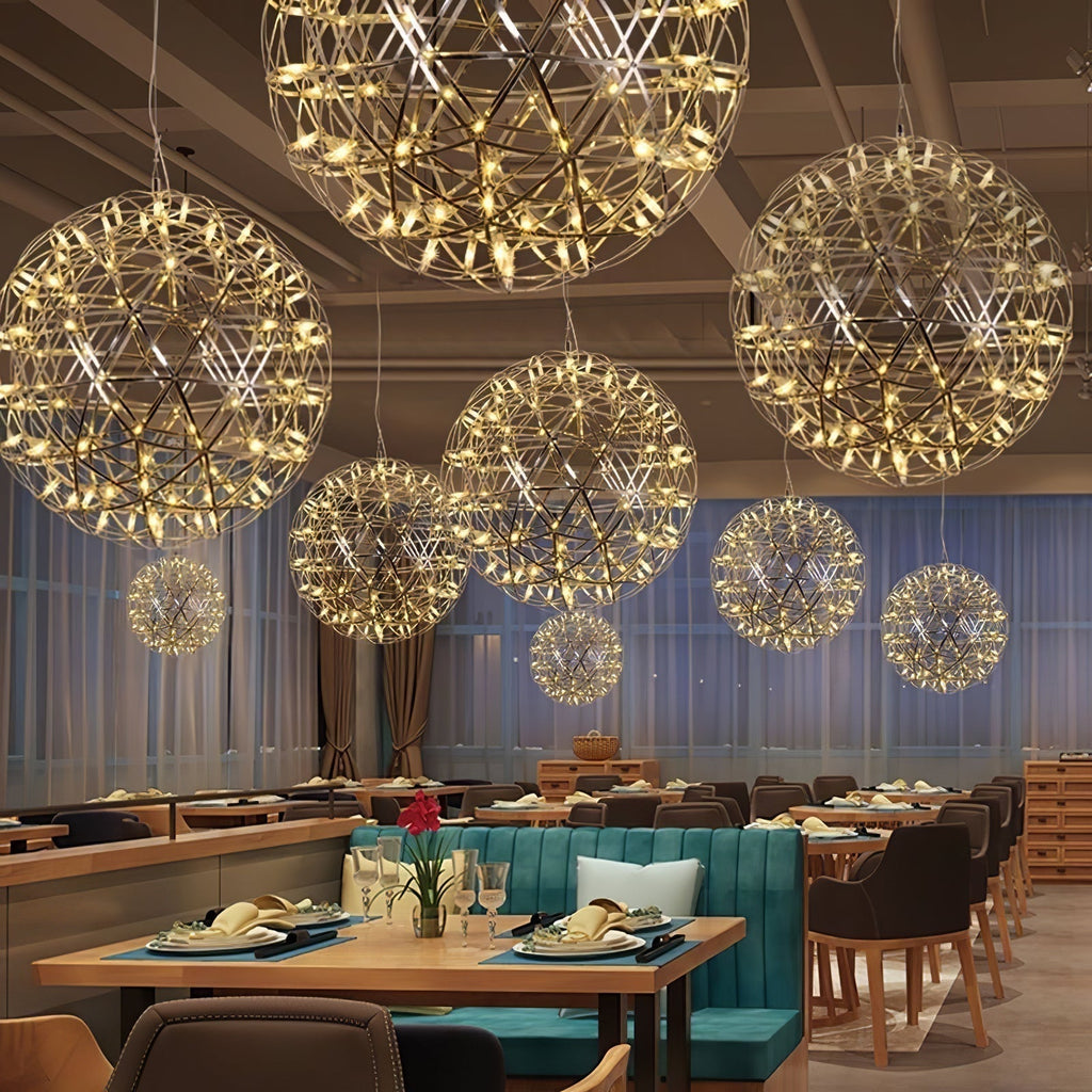 Lustra Pendant Lamp Spark Ball for Living Room