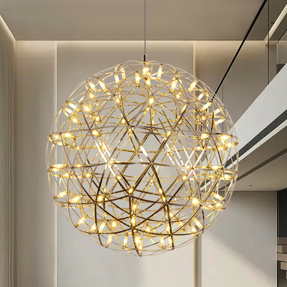 Lustra Pendant Lamp Spark Ball for Living Room