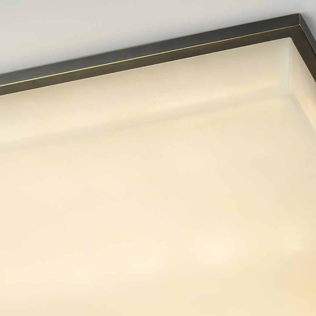 Otalyra Minimalist Alabaster Ceiling Light