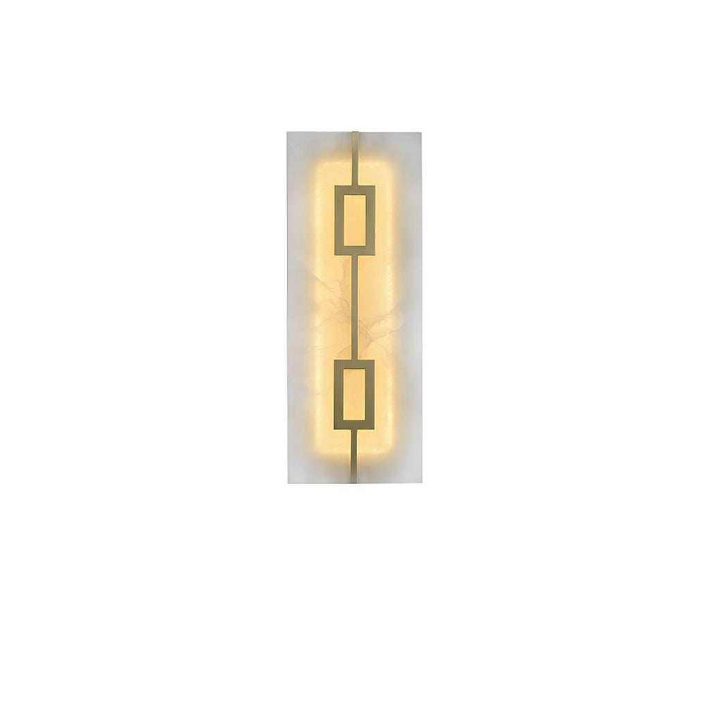 Alvelor Geometric Alabaster Wall Light