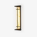 Ray Square Outdoor Wall Light  Imitation Alabaster Waterproof