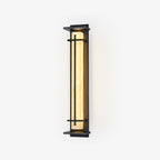 Ray Square Outdoor Wall Light  Imitation Alabaster Waterproof