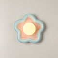 Petani Pink Yellow Flower Wall Light